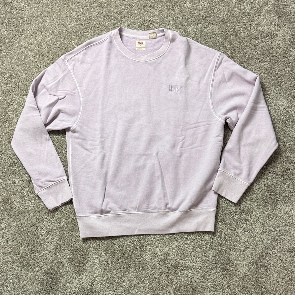 Levi's Men's Light Purple Crewneck Sweater